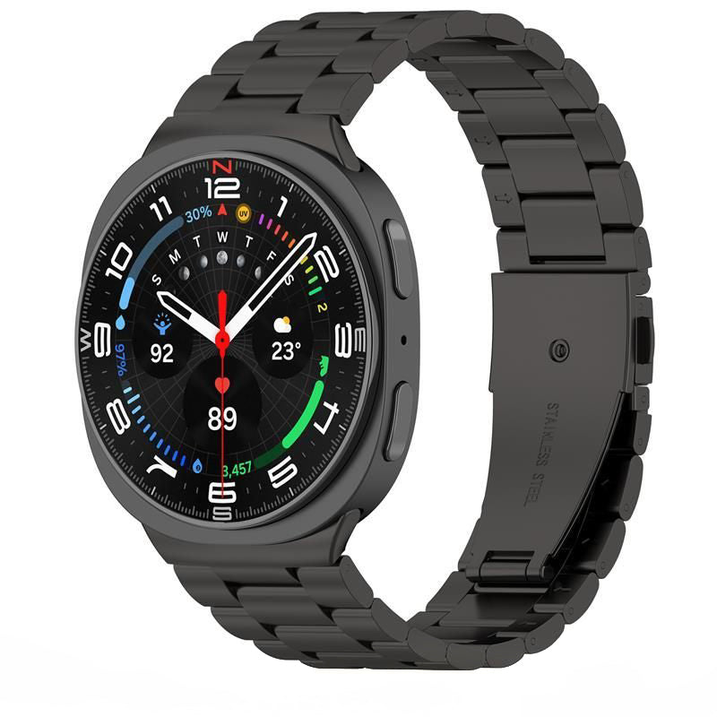 Tech-Protect Stainless rem til Samsung Galaxy Watch8 / Watch8 Classic Series, Sort