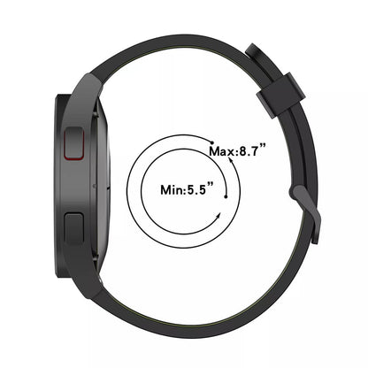 Techsuit W002 rem til Huawei Watch / Xiaomi Watch Series, 22mm, Sort