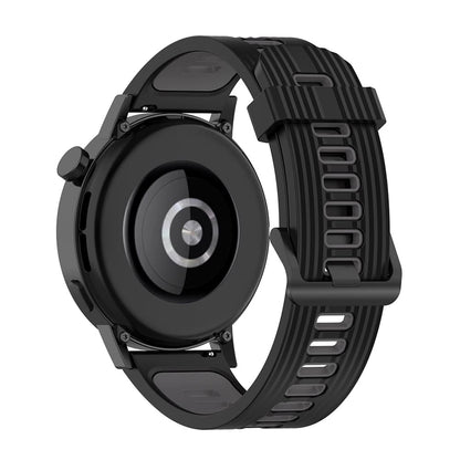 Techsuit W002 rem til Samsung Galaxy Watch / Huawei Watch Series, 20mm, Sort
