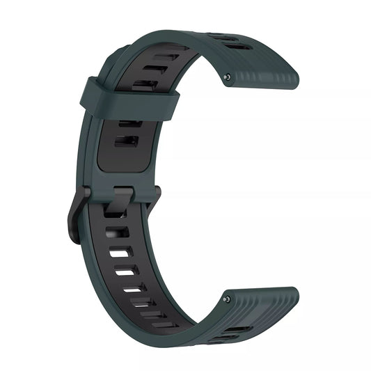 Techsuit W002 rem til Samsung Galaxy Watch / Huawei Watch Series, 20mm, Grøn