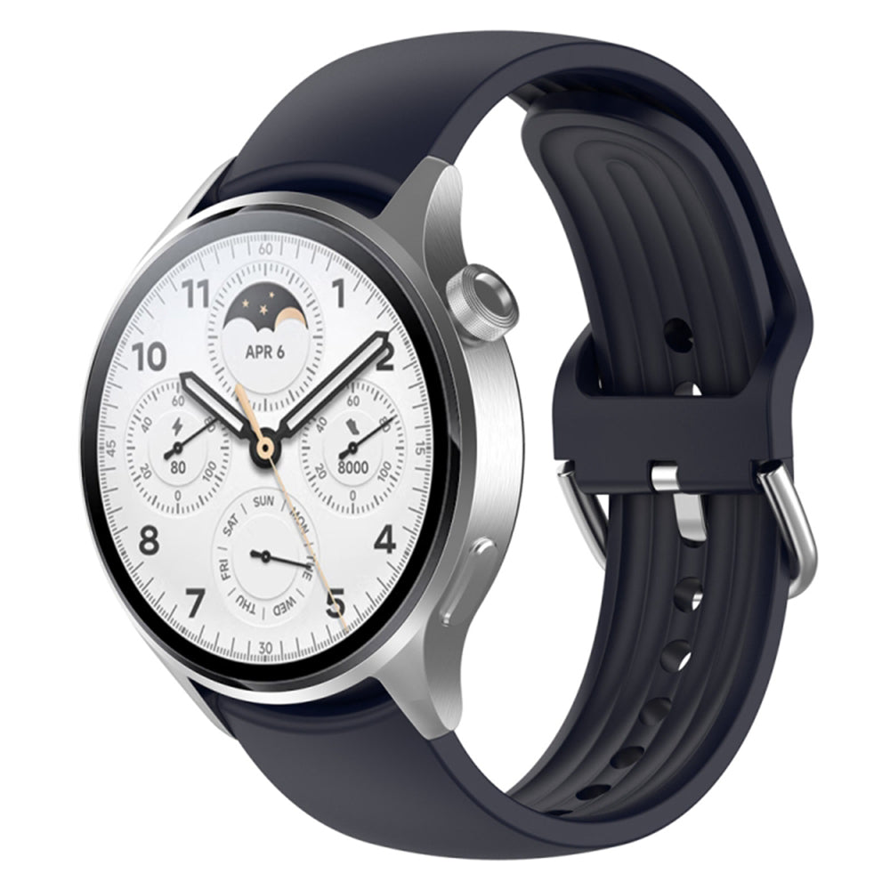 Techsuit W003 rem til Huawei Watch / Xiaomi Watch Series, 22mm, Marineblå