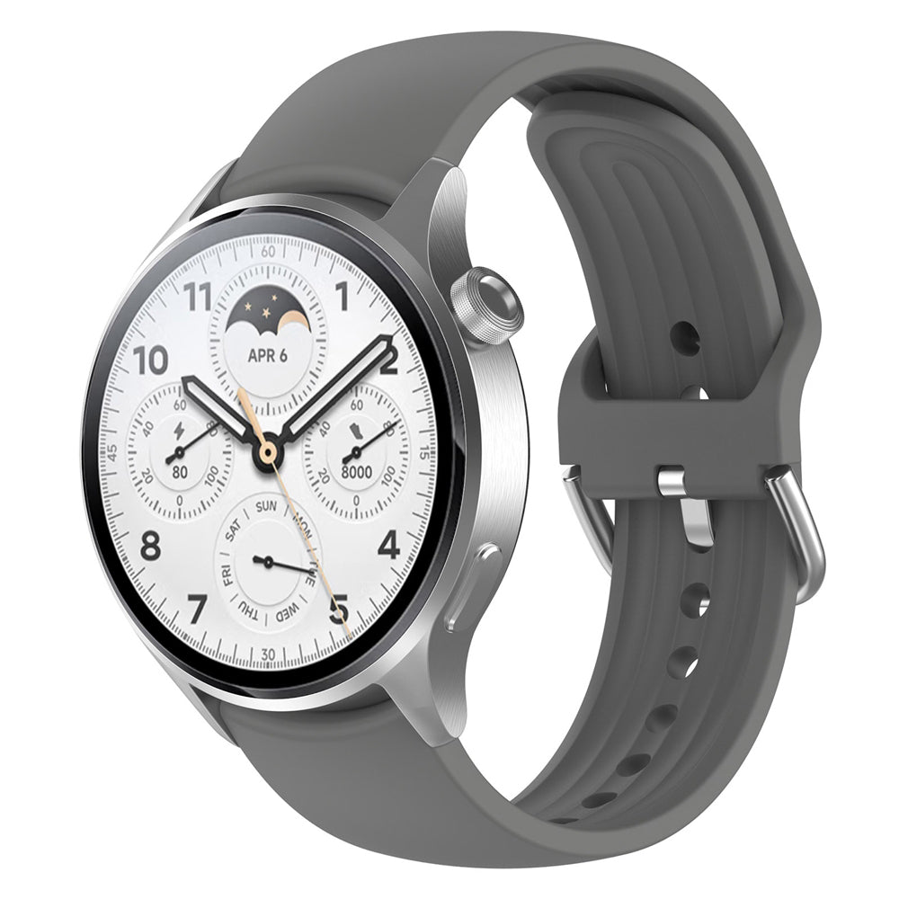 Techsuit W003 rem til Huawei Watch / Xiaomi Watch Series, 22mm, Grå