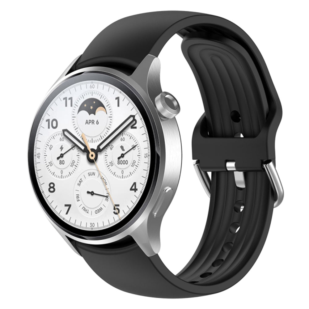 Techsuit W003 rem til Huawei Watch / Xiaomi Watch Series, 22mm, Sort