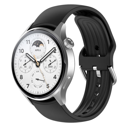 Techsuit W003 rem til Huawei Watch / Xiaomi Watch Series, 22mm, Sort