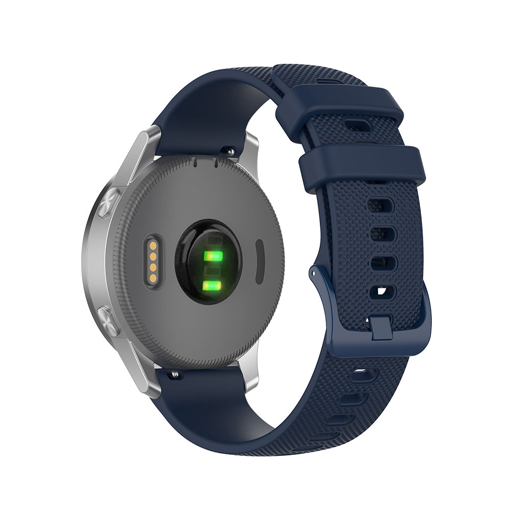 Techsuit W006 rem til Huawei Watch / Garmin Watch Series, 18mm, Blå