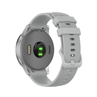 Techsuit W006 rem til Huawei Watch / Garmin Watch Series, 18mm, Grå