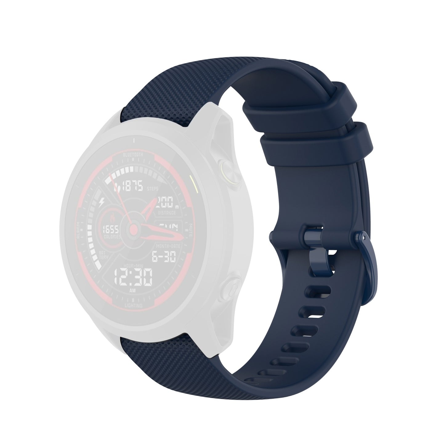 Techsuit W006 rem til Samsung Galaxy Watch / Huawei Watch Series, 22mm, Blå