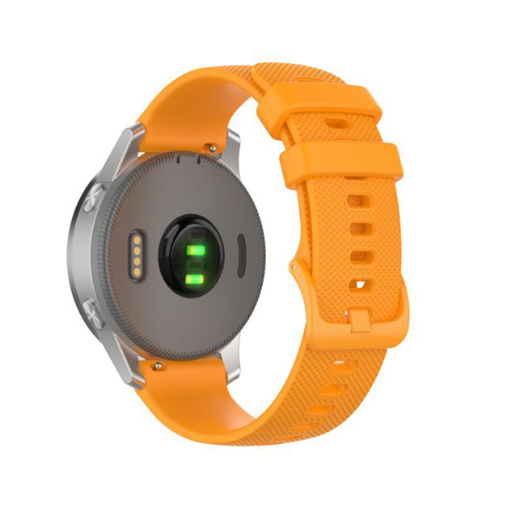 Techsuit W006 rem til Samsung Galaxy Watch / Huawei Watch Series, 22mm, Orange