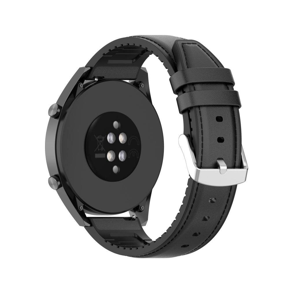 Techsuit W007 rem til Samsung Galaxy Watch / Huawei Watch Series, 22mm, Sort