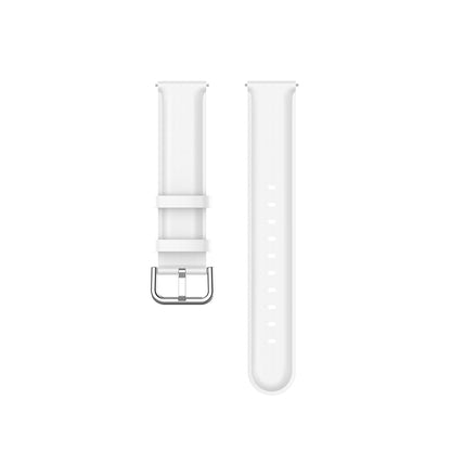 Techsuit W007PU rem til Samsung Galaxy Watch / Huawei Watch Series, 22mm, Hvid