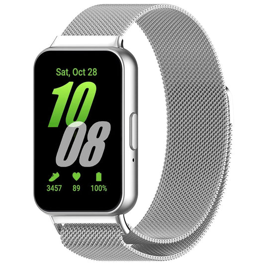 Techsuit W009 rem til Samsung Galaxy Fit3 R39M, Sølv