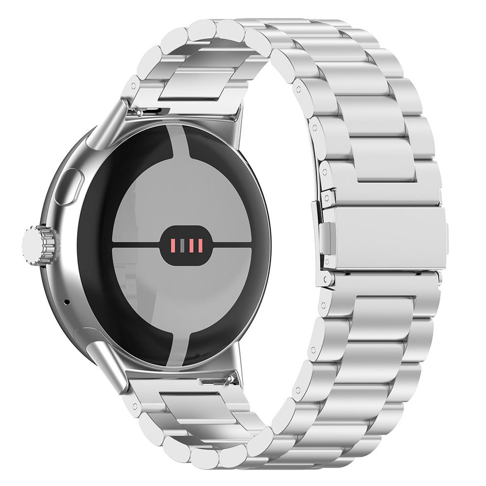 Techsuit W010 rem til Google Pixel Watch 4 45mm, Sølvfarvet