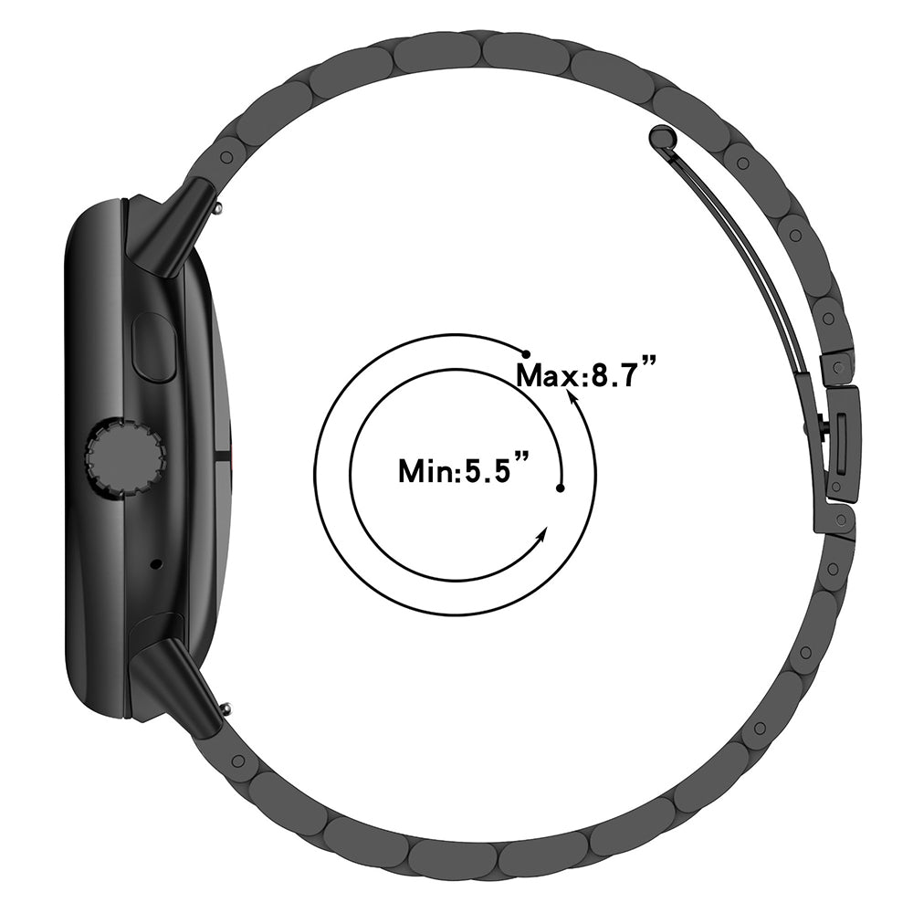 Techsuit W010 rem til Google Pixel Watch 4 45mm, Sølvfarvet