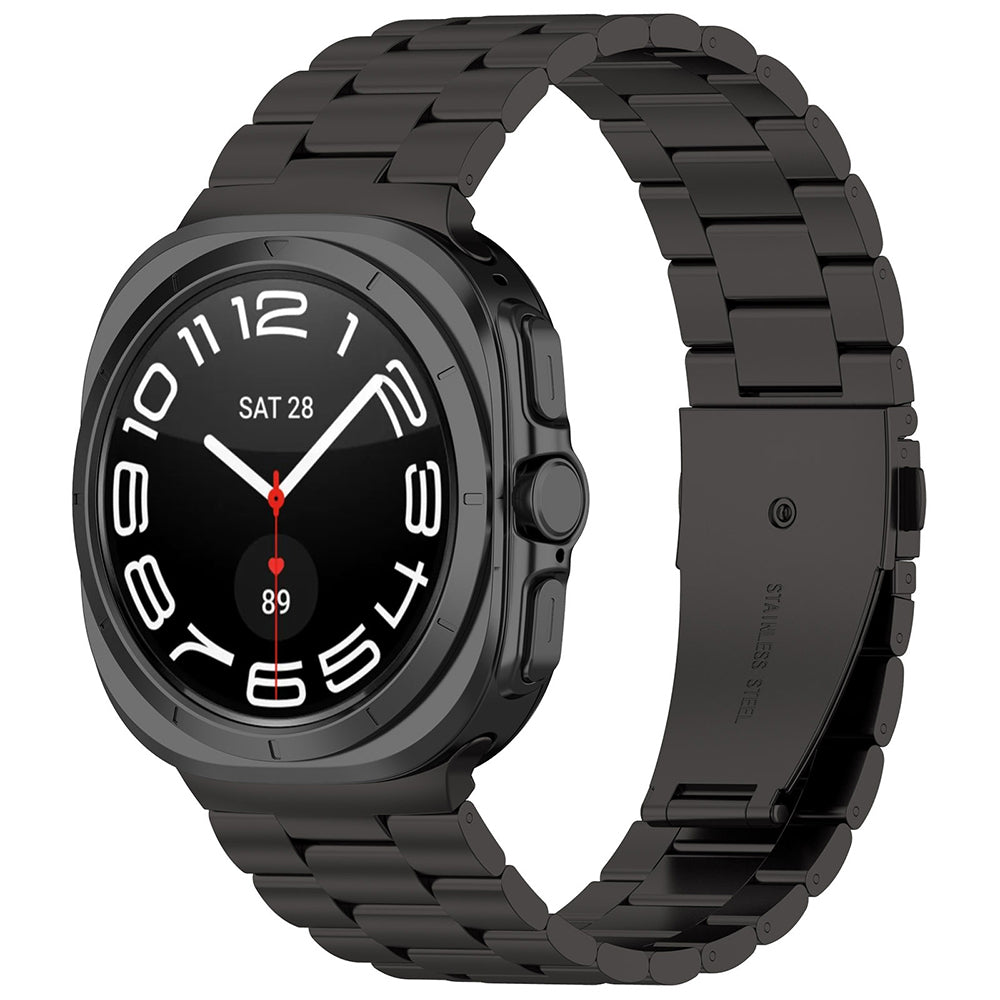 Techsuit W010 rem til Samsung Galaxy Watch Ultra, Sort