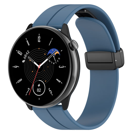 Techsuit W011 rem til Huawei Watch / Garmin Watch Series, 18mm, Blå
