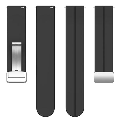 Techsuit W011 rem til Huawei Watch / Xiaomi Watch Series, 22mm, Sort