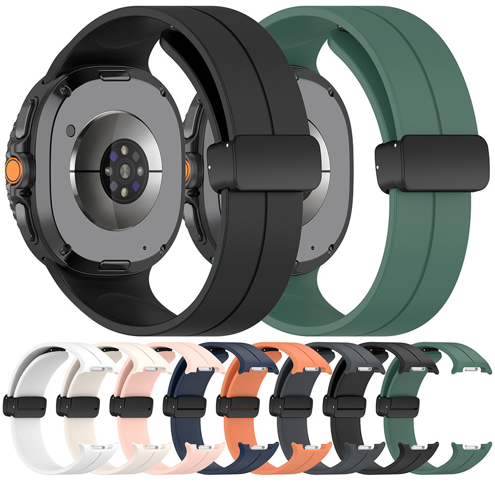 Techsuit W011 rem til Samsung Galaxy Watch 8 Classic / Watch8 44mm / Watch 8 40mm, Marineblå