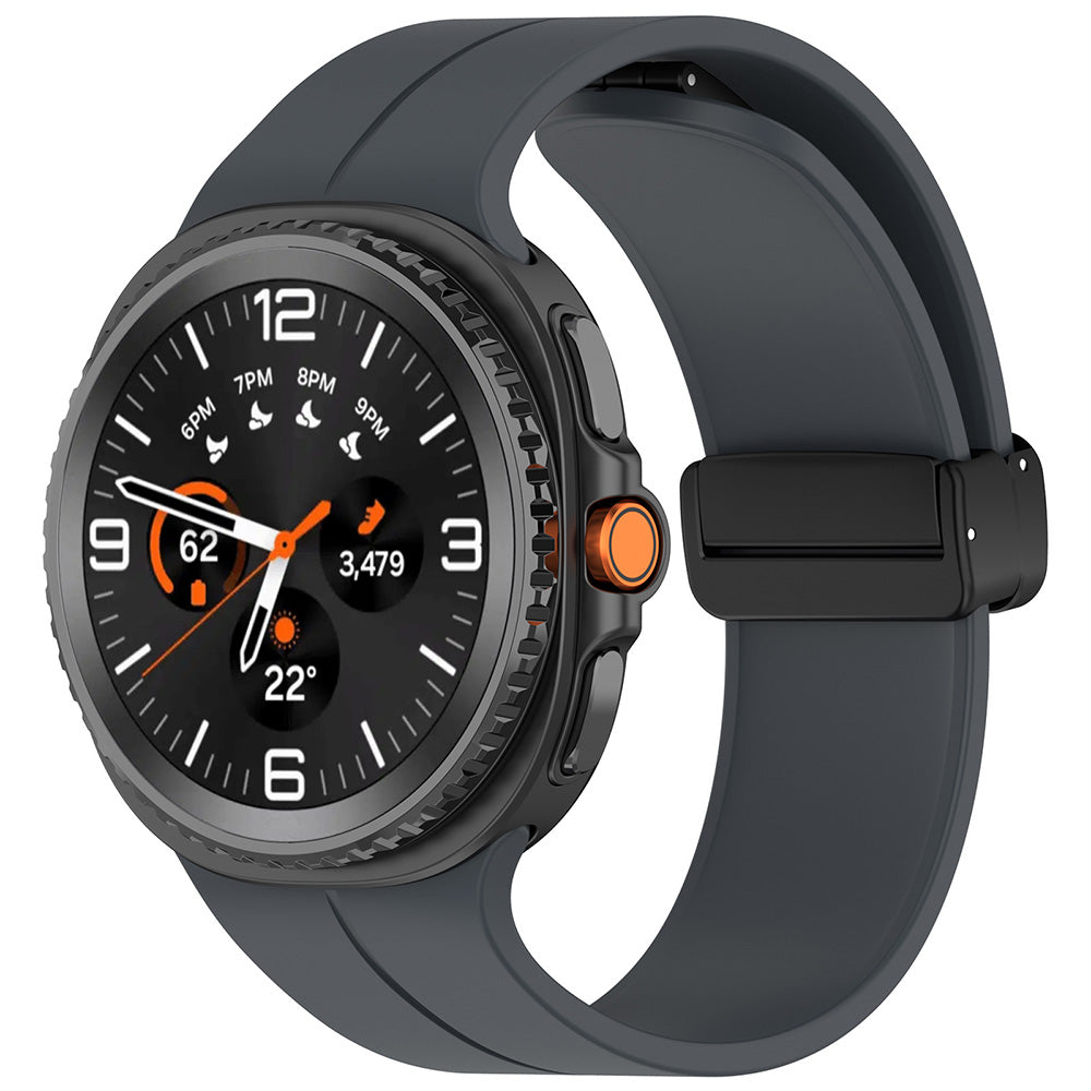 Techsuit W011 rem til Samsung Galaxy Watch 8 Classic / Watch8 44mm / Watch 8 40mm, Grå