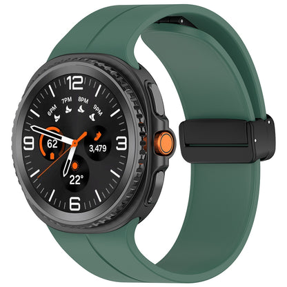 Techsuit W011 rem til Samsung Galaxy Watch 8 Classic / Watch8 44mm / Watch 8 40mm, Mørkegrøn