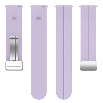 Techsuit W011 rem til Samsung Galaxy Watch / Huawei Watch Series, 20mm, Lilla