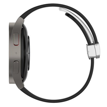 Techsuit W011 rem til Samsung Galaxy Watch / Huawei Watch Series, 20mm, Sort