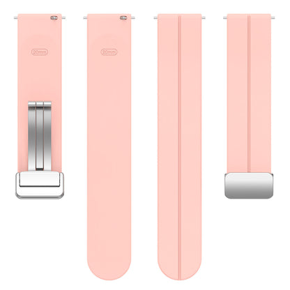 Techsuit W011 rem til Samsung Galaxy Watch / Huawei Watch Series, 20mm, Pink