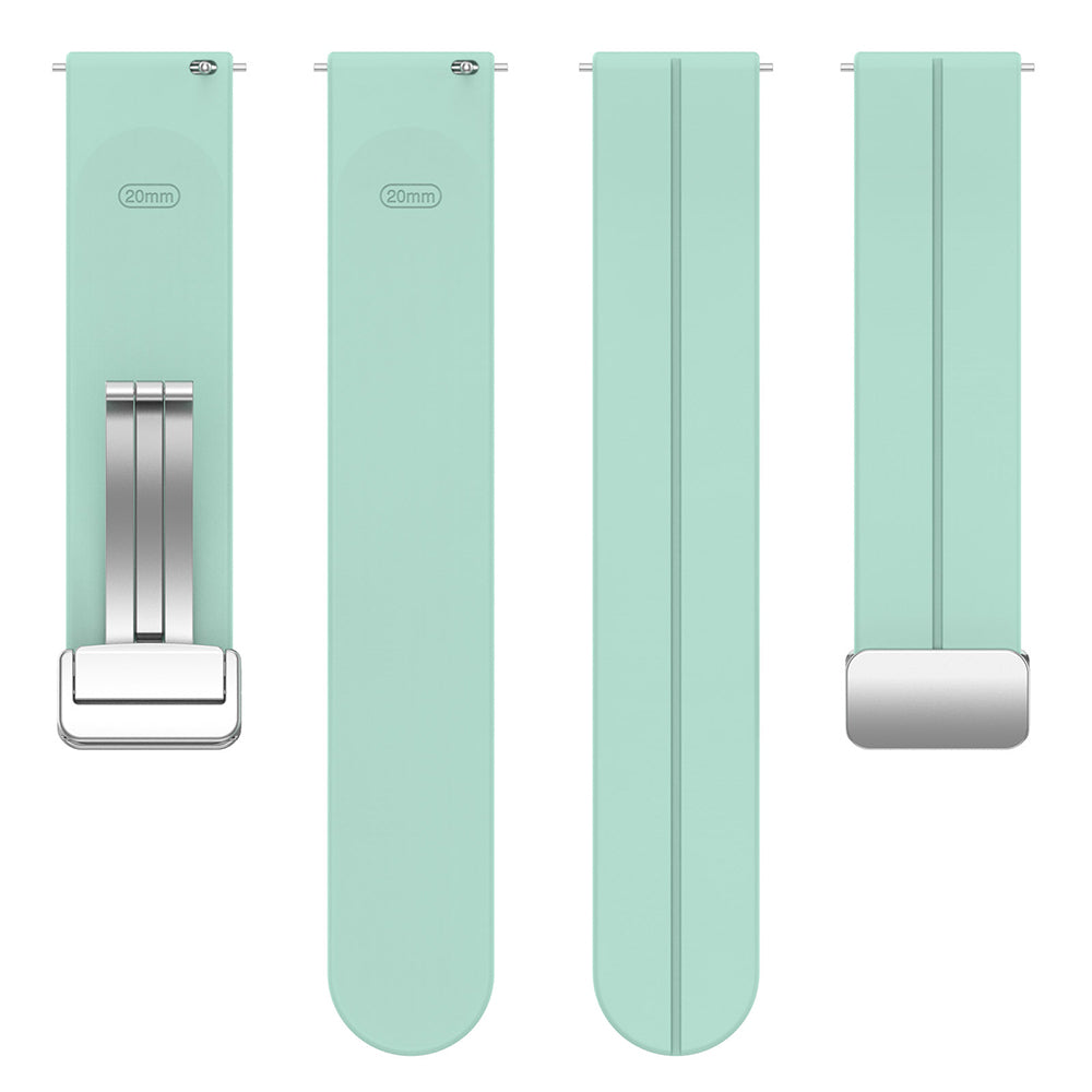 Techsuit W011 rem til Samsung Galaxy Watch / Huawei Watch Series, 20mm, Grøn.