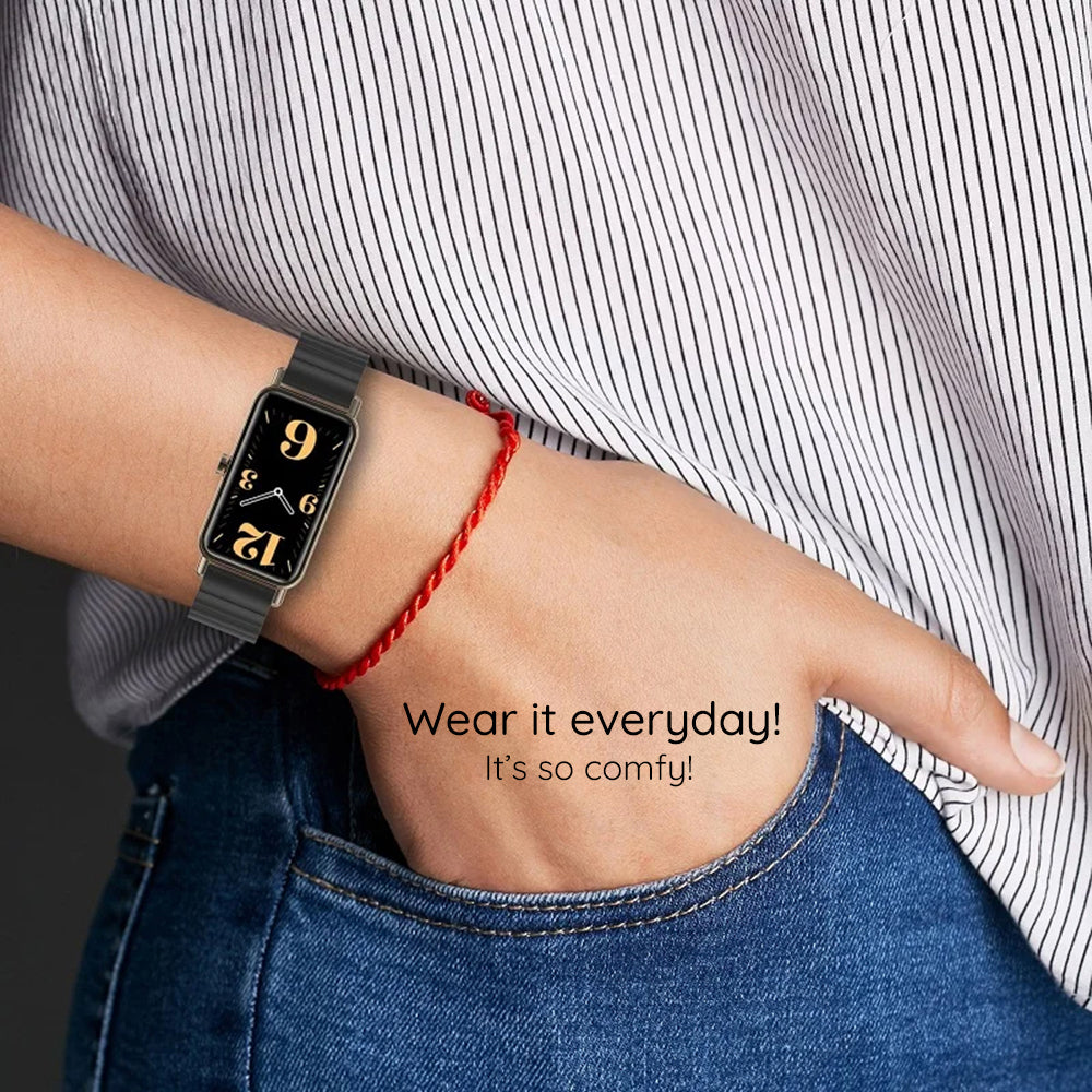 Techsuit W012 rem til Garmin Instinct / Approach / Fenix Watch Series, 20mm, Sølvfarvet