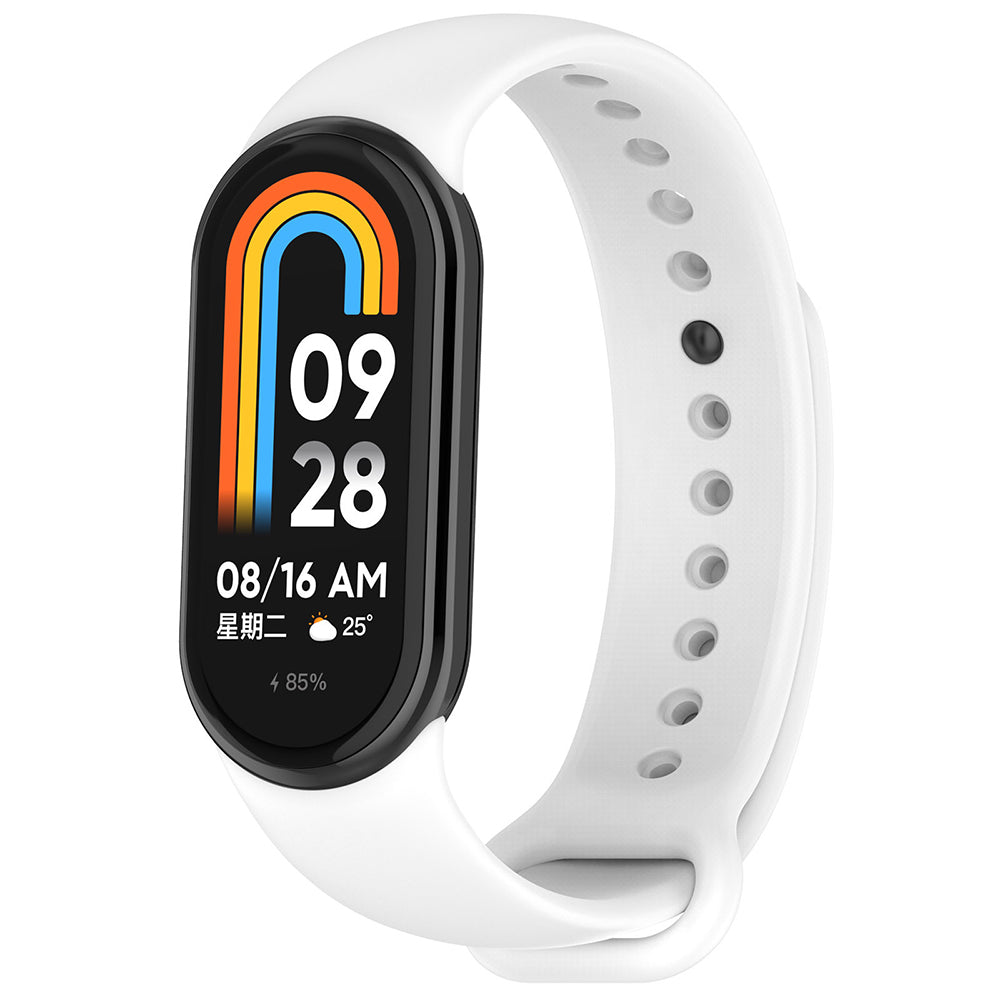 Techsuit W014 rem til Xiaomi Smart Band 9 / 8, Hvid