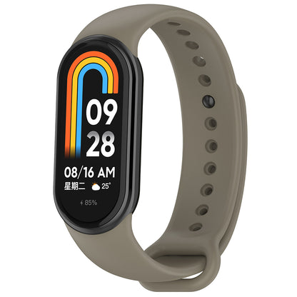 Techsuit W014 rem til Xiaomi Smart Band 9 / 8, Grå
