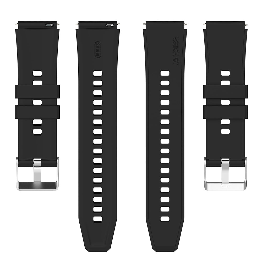 Techsuit W026 rem til Huawei Watch / Xiaomi Watch Series, 22mm, sort
