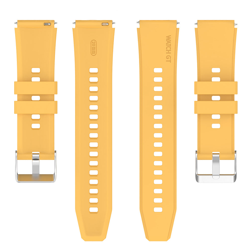 Techsuit W026 rem til Huawei Watch / Xiaomi Watch Series, 22mm, Gul