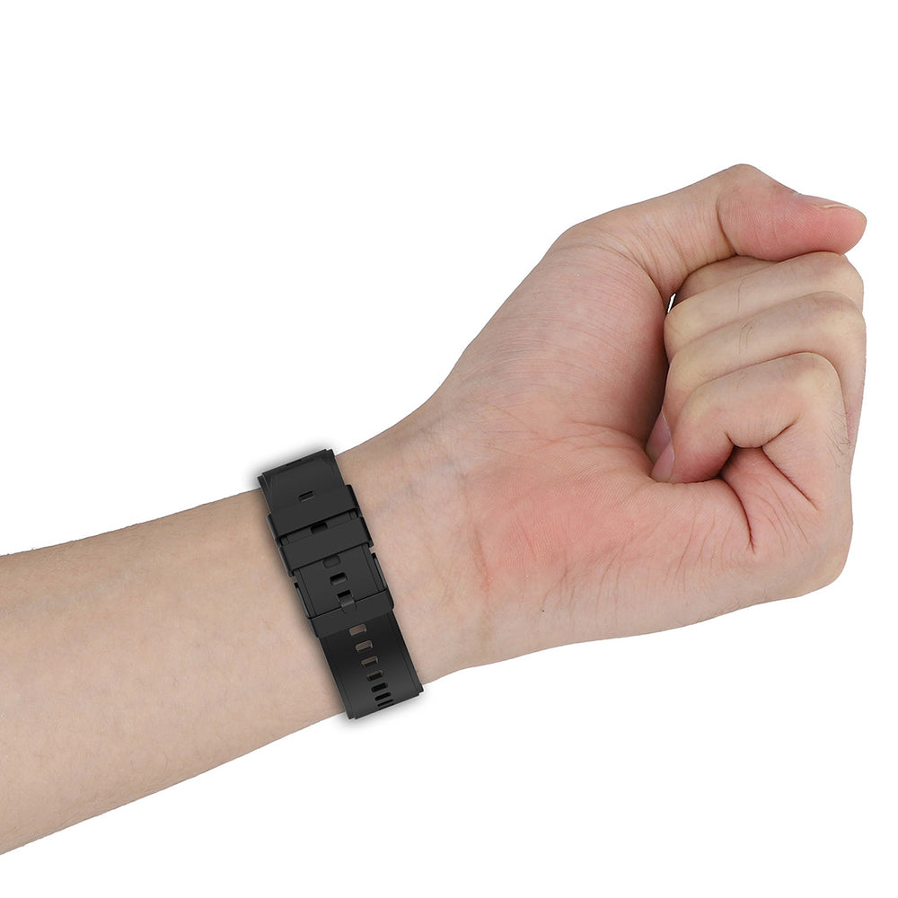 Techsuit W026 rem til Samsung Galaxy Watch / Huawei Watch Series, 20mm, Mørkeblå