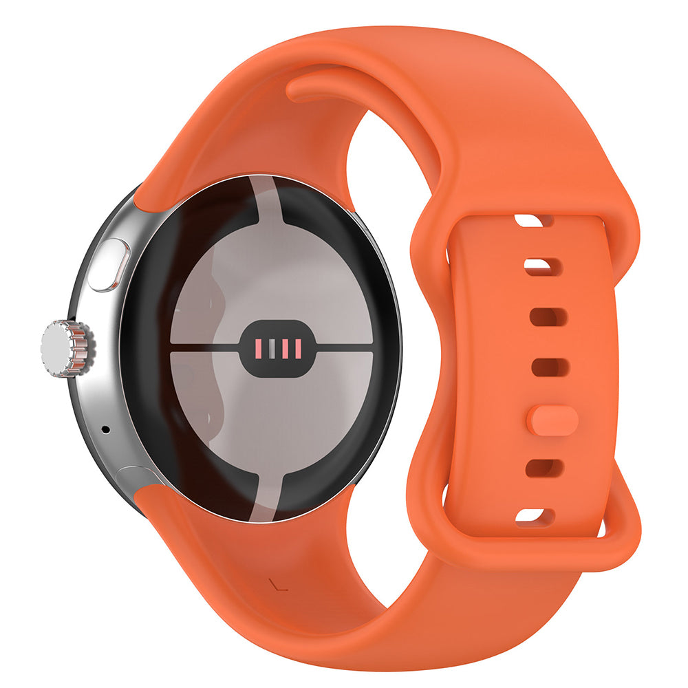 Techsuit rem W031 til Google Pixel Watch 4 41mm / Watch 3 41mm / Watch 2 / Watch, Orange