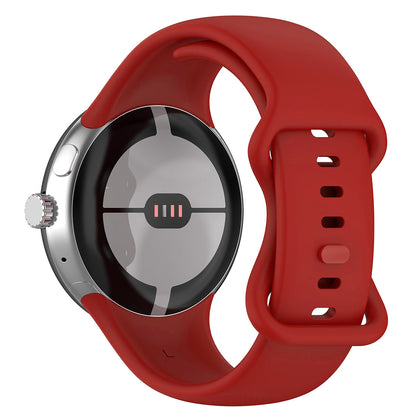 Techsuit W031 rem til Google Pixel Watch 3 41mm / Watch 2 / Watch, Rød