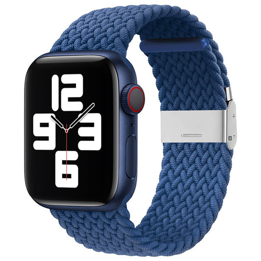 Techsuit W032 rem til Apple Watch 49mm / 46mm / 45mm / 44mm / 42mm serien, Marineblå