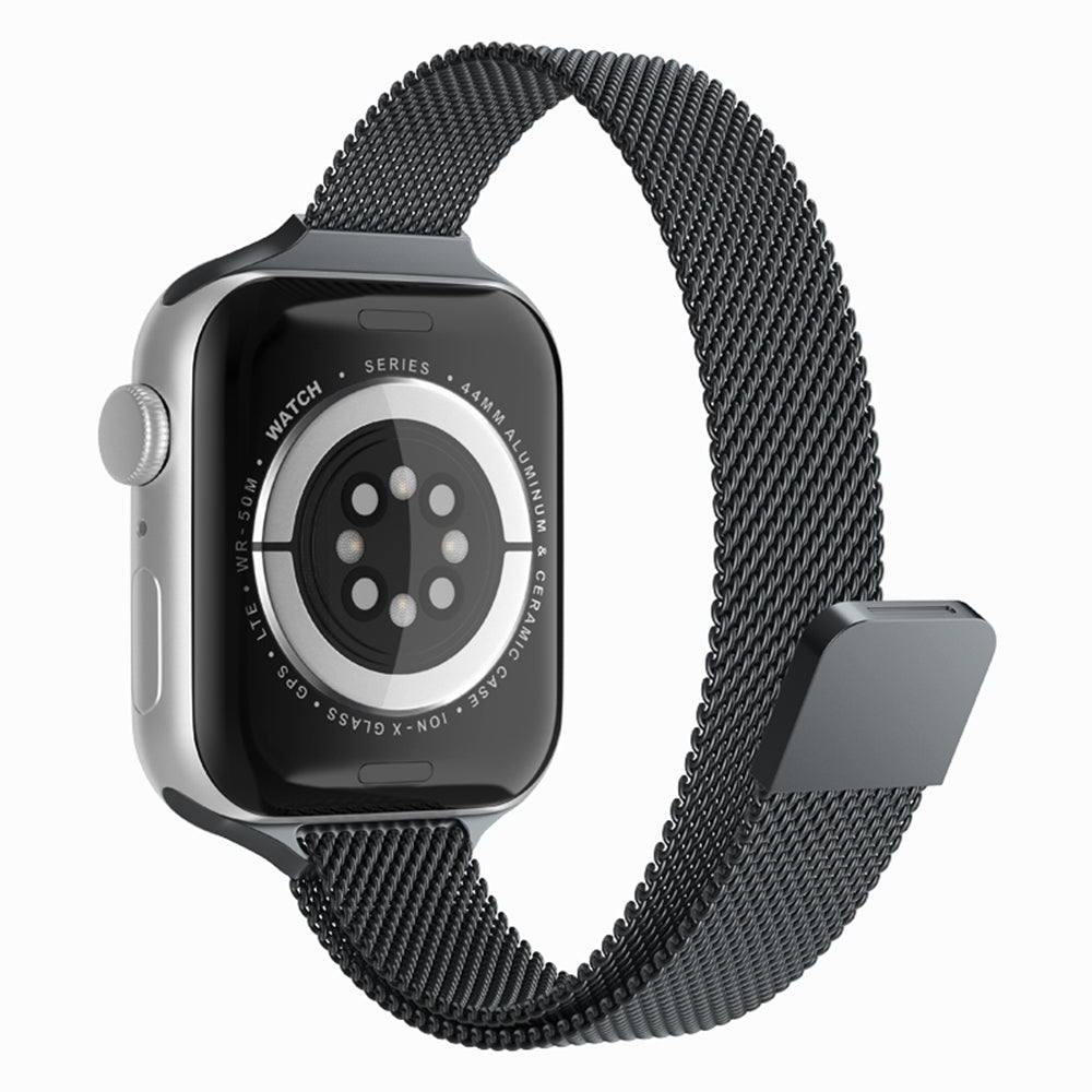 Techsuit W034 rem til Apple Watch 42mm / 41mm / 40mm / 38mm serien, Sort