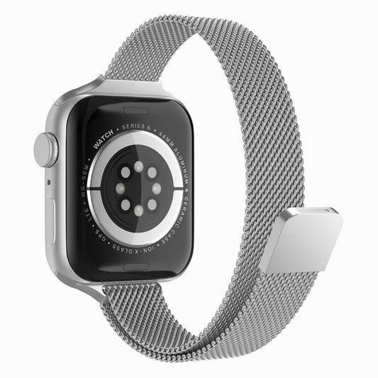 Techsuit W034 rem til Apple Watch 49mm / 46mm / 45mm / 44mm / 42mm serien, Sølvfarvet
