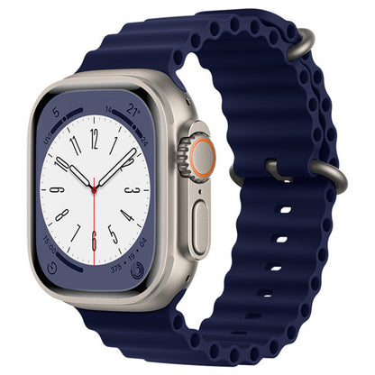 Techsuit W038 rem til Apple Watch 49mm / 46mm / 45mm / 44mm / 42mm-serien, Mørkeblå