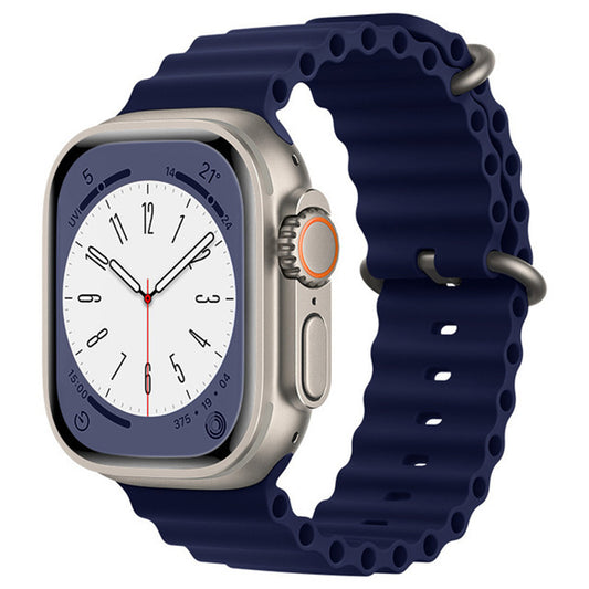 Techsuit W038 rem til Apple Watch 49mm / 46mm / 45mm / 44mm / 42mm-serien, Mørkeblå
