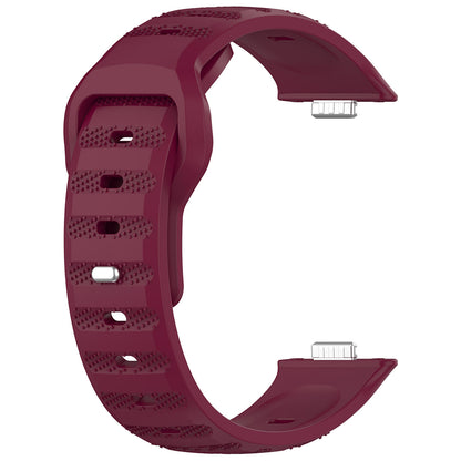 Techsuit W050 rem til Huawei Watch Fit 5 Pro / Fit 5 / Fit 4 Pro / Fit 4 / Fit 3, Vinrød