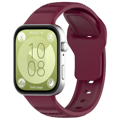 Techsuit W050 rem til Huawei Watch Fit 5 Pro / Fit 5 / Fit 4 Pro / Fit 4 / Fit 3, Vinrød
