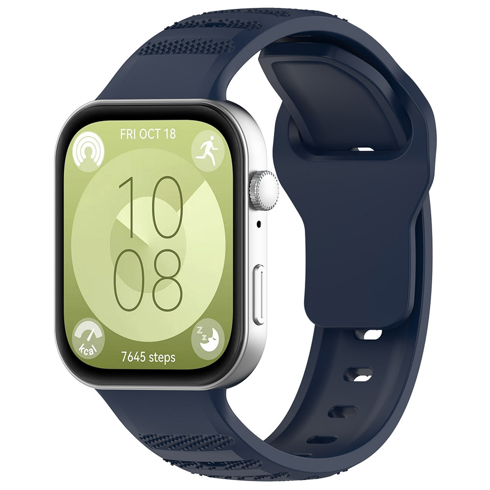 Techsuit W050 rem til Huawei Watch Fit 4 Pro / Watch Fit 4 / Watch Fit 3, Blå