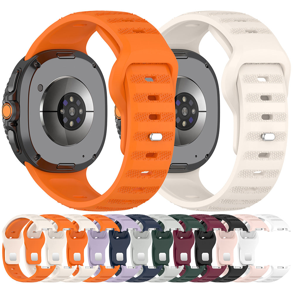 Techsuit W050 rem til Samsung Galaxy Watch 8 Classic / Watch8 44mm / Watch 8 40mm, Orange