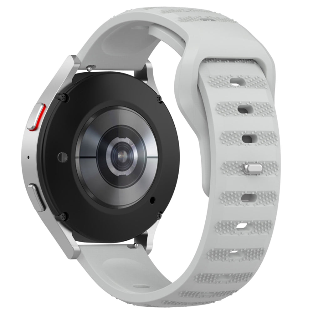 Techsuit W050 rem til Samsung Galaxy Watch / Huawei Watch Series, 20mm, Grå