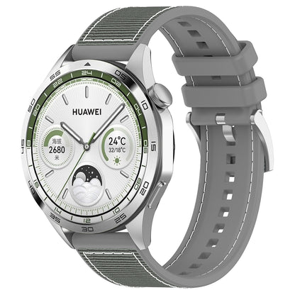 Techsuit W051 rem til Huawei Watch / Xiaomi Watch Series, 22mm, Grå