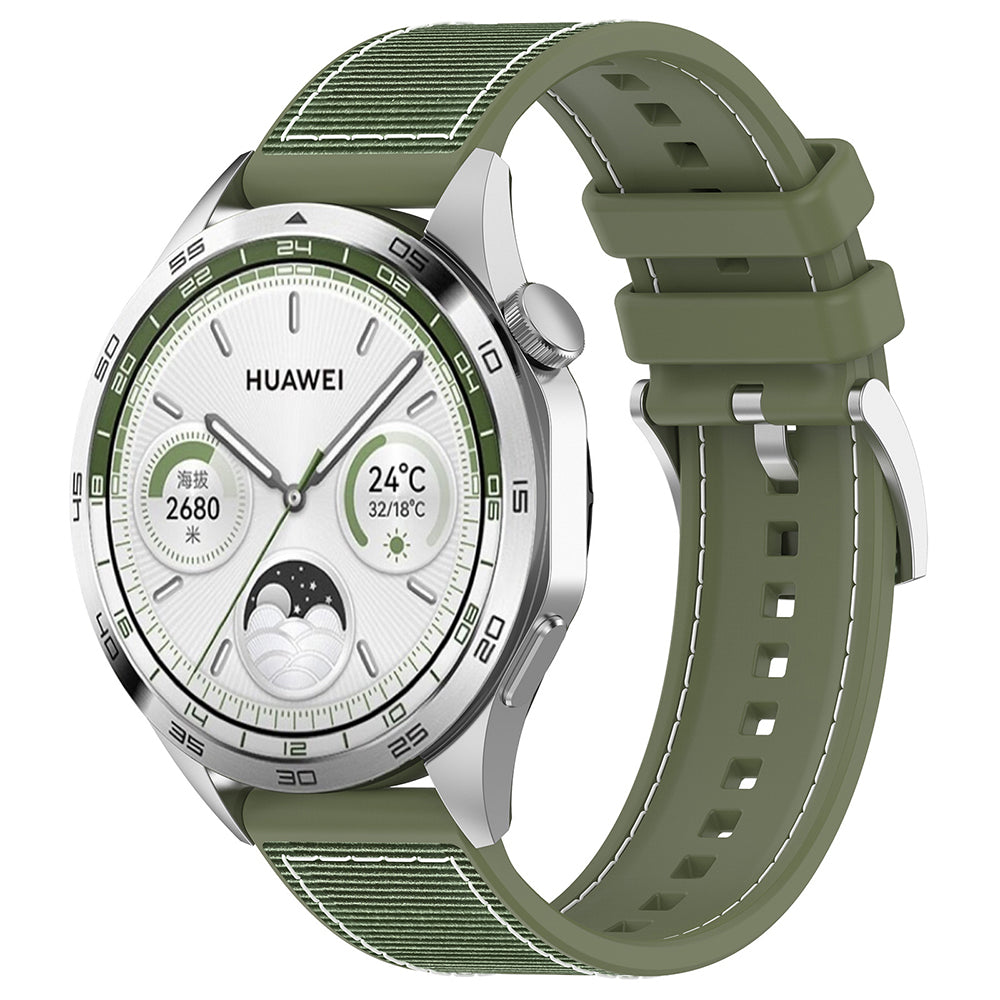 Techsuit W051 rem til Huawei Watch / Xiaomi Watch Series, 22mm, Grøn