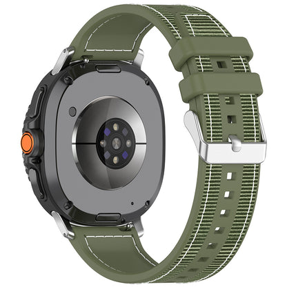 Techsuit W051 rem til Samsung Galaxy Watch 8 Classic / Watch8 44mm / Watch 8 40mm, Grøn