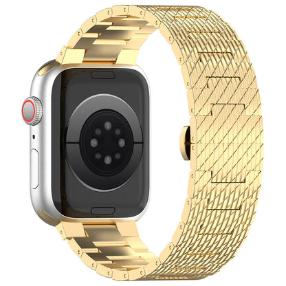 Techsuit W052 rem til Apple Watch 42mm / 41mm / 40mm / 38mm serien, Gylden