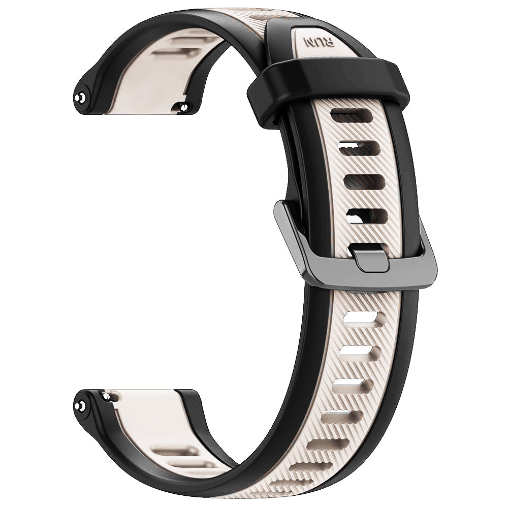 Techsuit W053 rem til Huawei Watch / Garmin Watch Series, 18mm, Beige